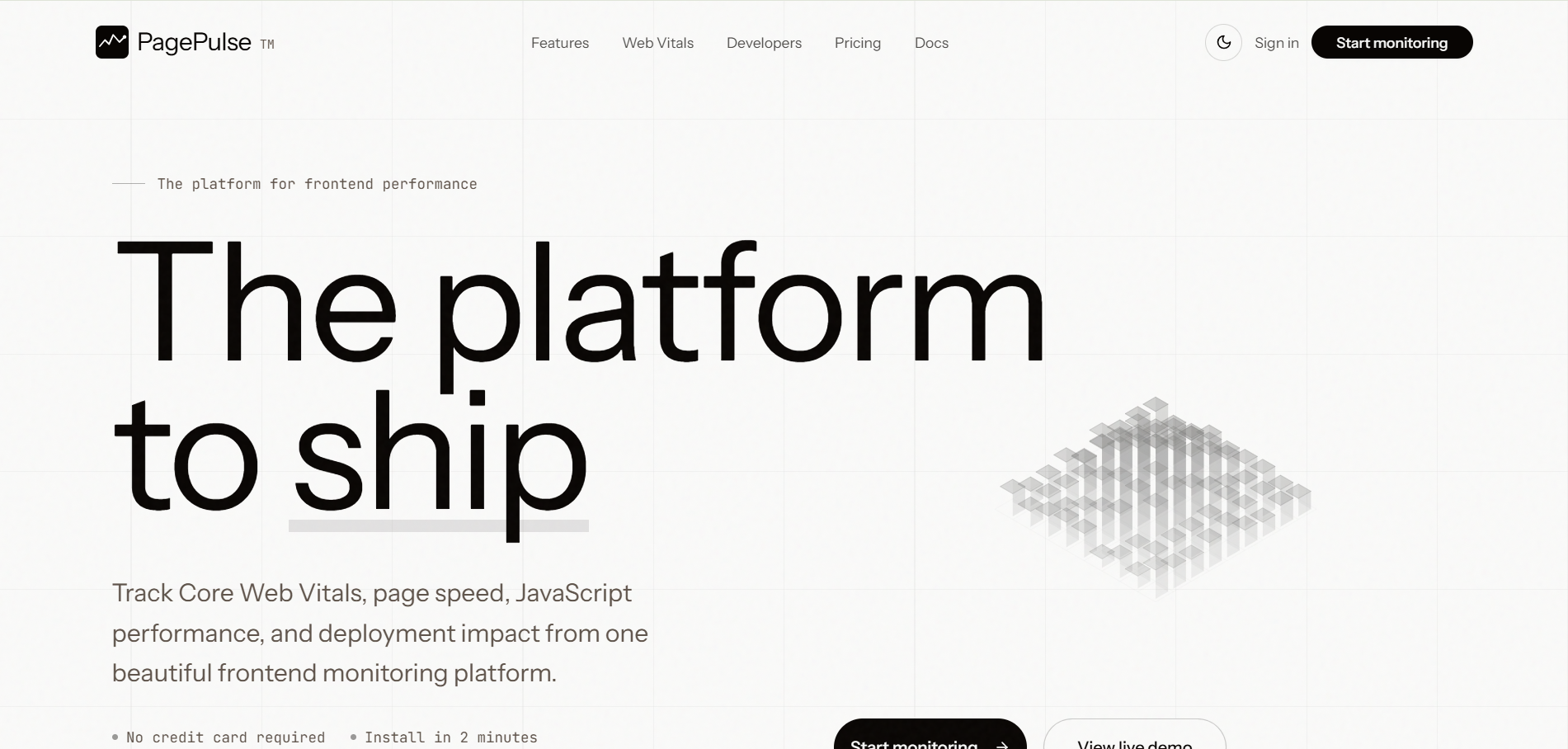 PagePulse Premium SaaS Landing Template